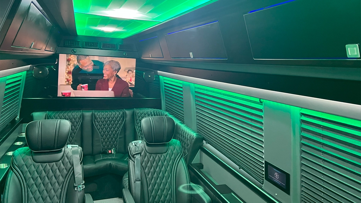 Jet Sprinter Limousine Interior